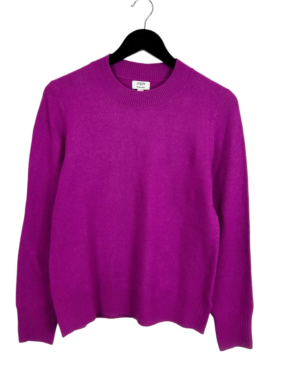 J. Crew Extra-Soft Crewneck Sweater Women's Size X-Small Pink Wool Blend